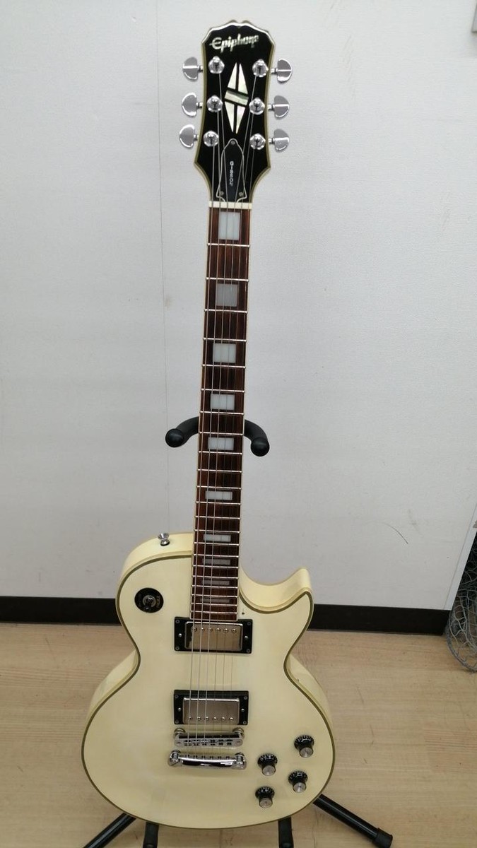 ギター Epiphone Les Paul Custom White IMG_0356__40307.1730235983.500