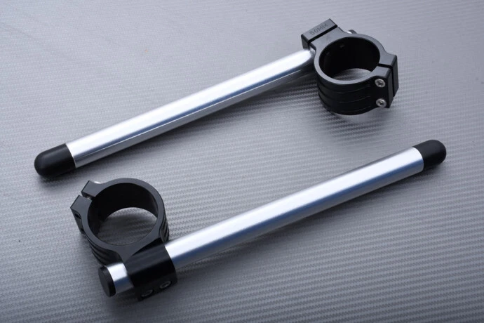 Bracelets Demi Guidons Standard Noir-Alu 41mm Pour SUZUKI BANDIT 600 GSF 2000-05 - Photo 1/4