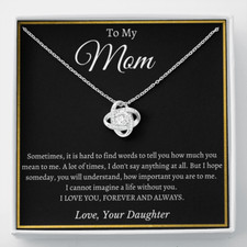 PERSONALIZED Necklace for Mom, Mama - Happy Mother's Day Gift - From Daughter