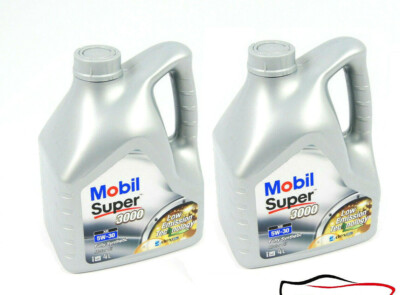 8-Liter 5W-30 MOBIL SUPER 3000 XE 2x 4L Motoröl Mercedes VW BMW Ford Toyota Opel