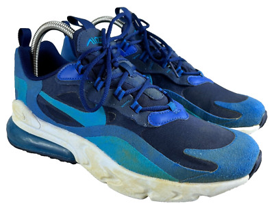 Nike Air Max 270 React GS Shoes Blue Kids Youth 7Y Womens 8.5 - 9 BQ0103-400