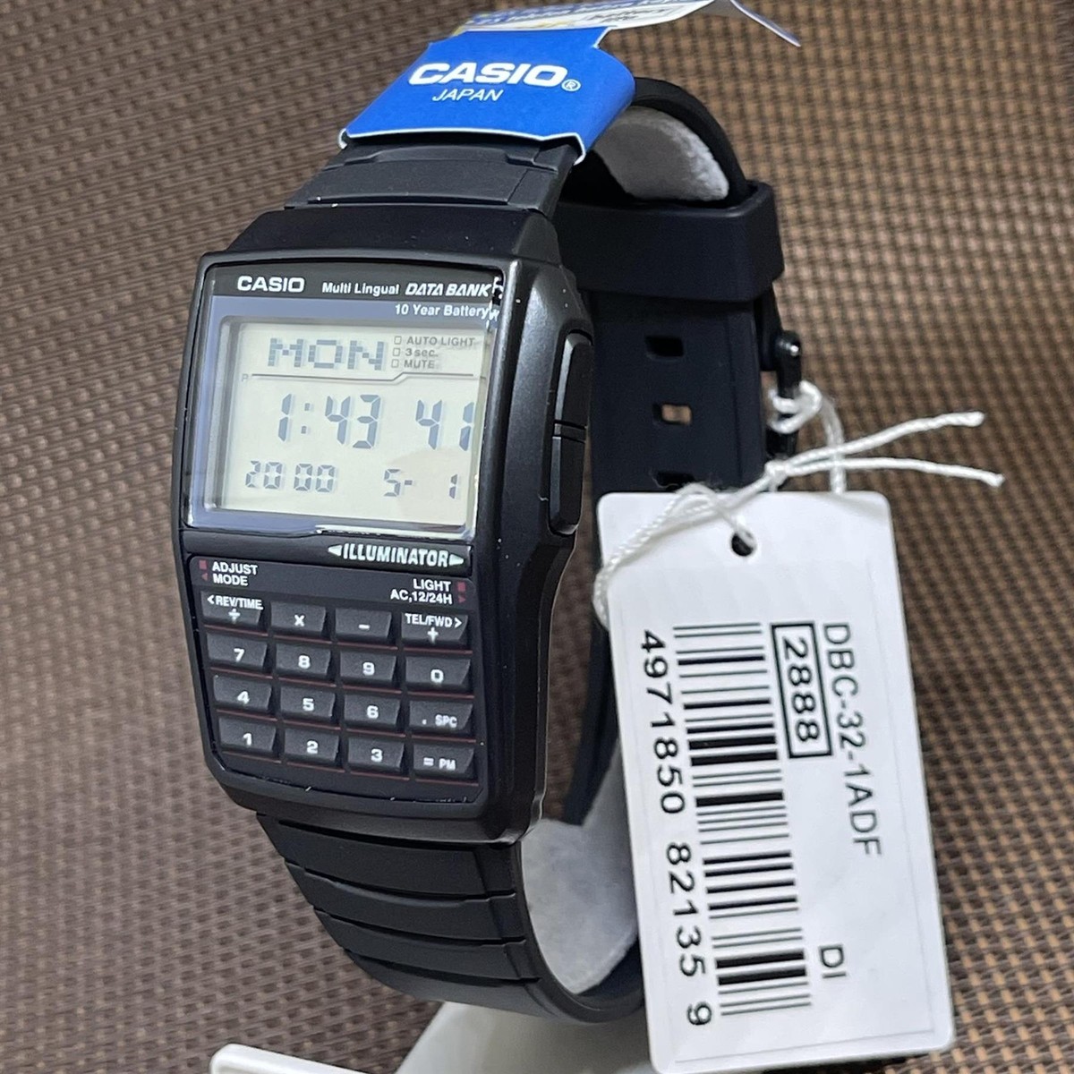 Casio DBC-32-1A Databank Digital Calculator Watch | eBay