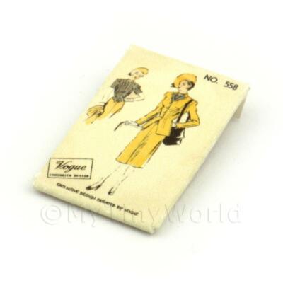Puppenhaus Miniatur Vogue Kleid Muster Paket 