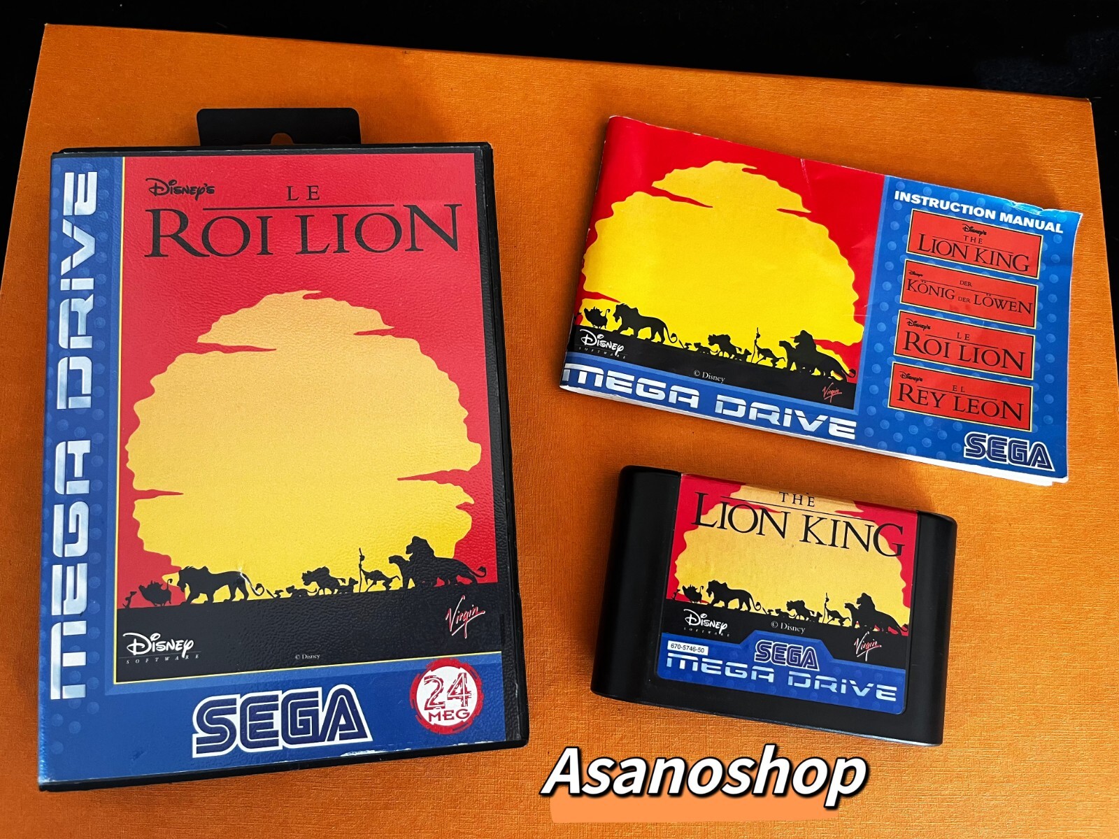 LE ROI LION SEGA MEGADRIVE
