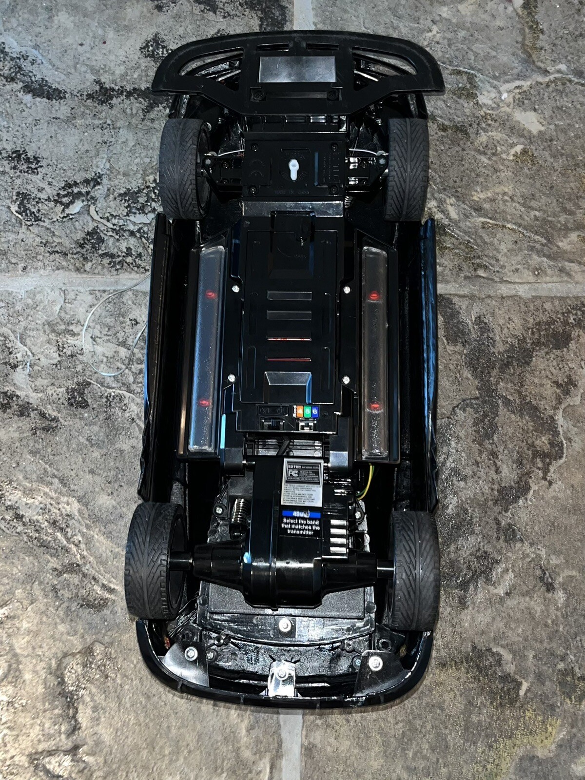 EZTEC Toyota Celica Black RC Car No Controller Untested 18x7x5.5 eBay