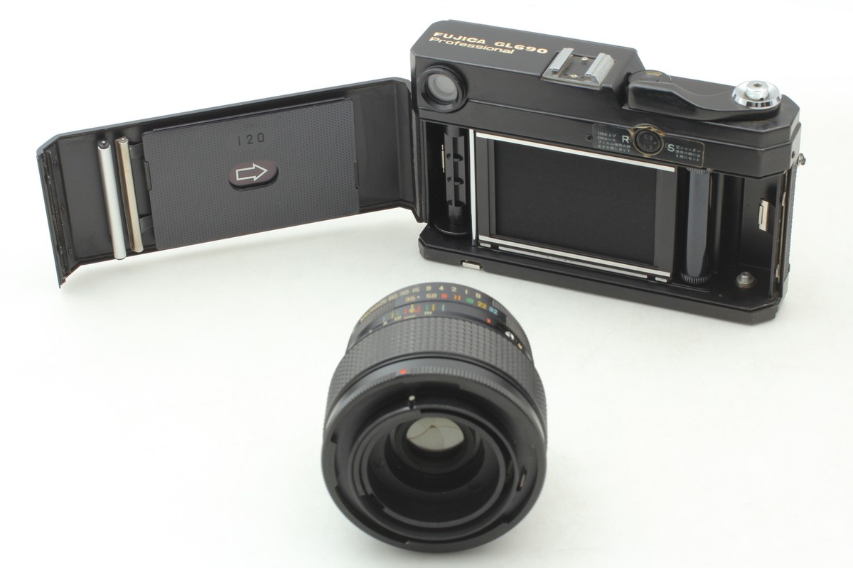 Exc+5 w/ Hood】 Fuji Fujica GL690 Pro Body Fujinon S 100mm