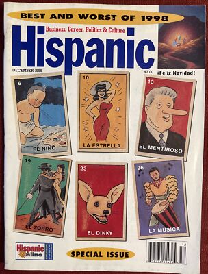 Hispanic Magazine - Best & Worst - December 1998 - El Niño El Zorro El Dinky