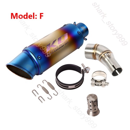 Slip for Yamaha MT-03 YZF R3 R25 Muffler Tips Black Mid Link Pipe Exhaust System - 第 10/12 張圖片