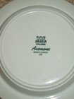 FOUR Vintage Arabia of Finland Anemone Blue 8" Dessert / Salad Plates — photo 2