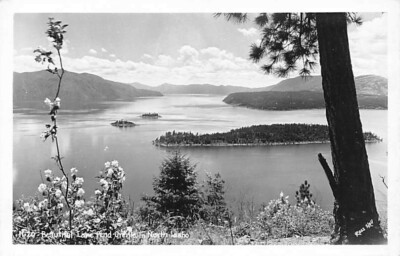 Postcard ID: RPPC Beautiful Lake Pend Oreille, Sandpoint, Idaho, B&W Photo, Hall