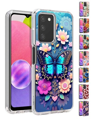 For Samsung Galaxy A03s 5G - 3D Texture Design Impact Drop Proof Cover Case