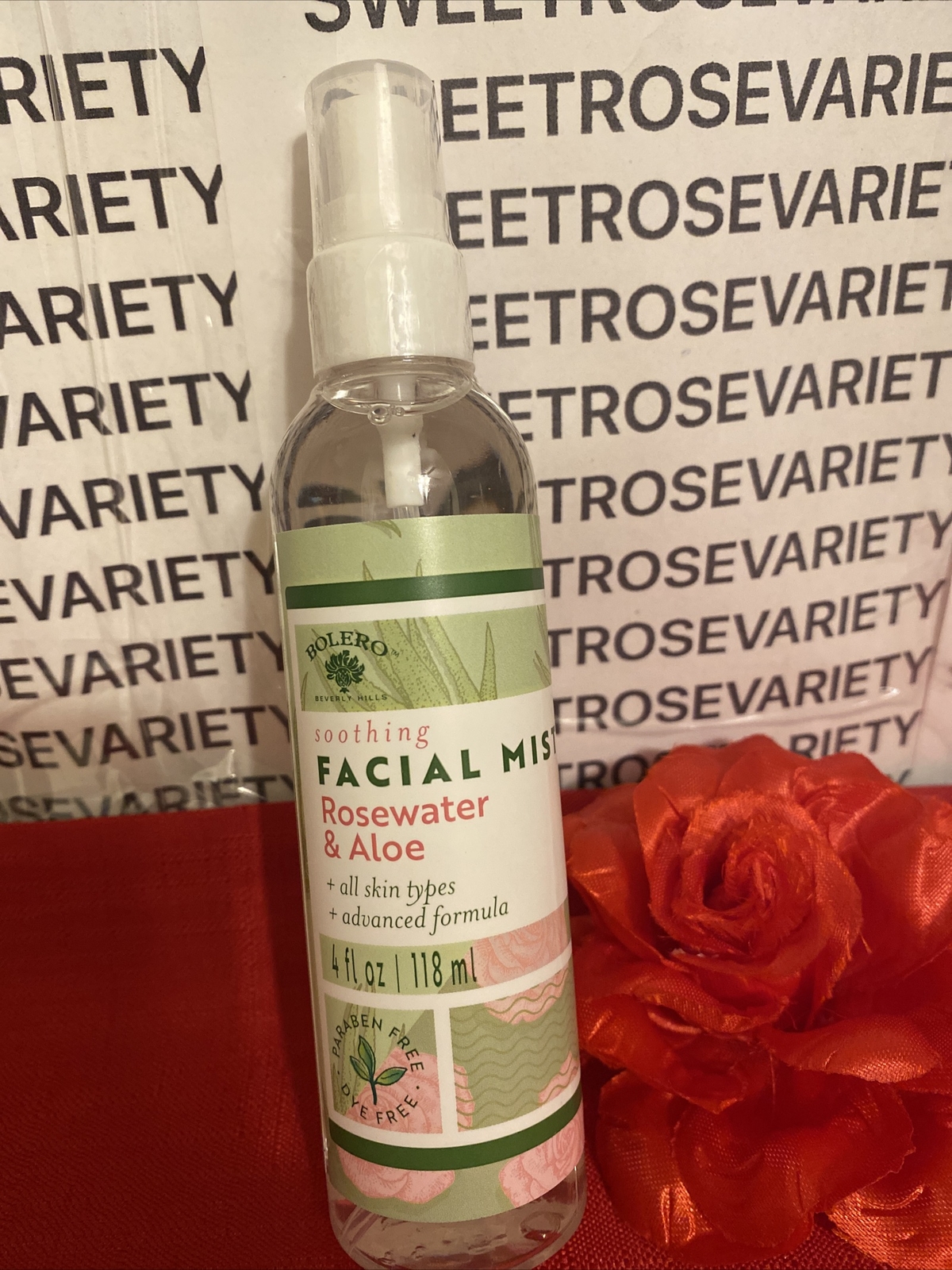 Bolero Hydrating Facial Mist Watermelon & Sweet MINT 4oz for sale