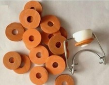 GUARNIZIONE IN GOMMA PARA NATURALE PER TAPPO MECCANICO BOTTIGLIE 20 PEZZI