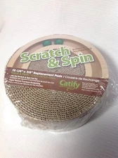 Catify Scratch and Spin Replacement Pads by Best Pet Supplies Inc. - 5 Pack