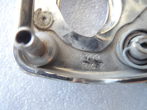 77-92 Cadillac Trunk Lock Cover Emblem Fleetwood Eldorado Deville Seville - good - Picture 5 of 7