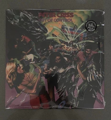 Peter Criss Kiss Out of Control Black Vinyl LP New Sealed Limited Edition