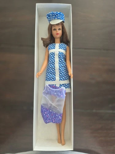 OOAK BLACK/HISPANIC FRANCIE DOLL W/ outfit and swim suit ~ Box