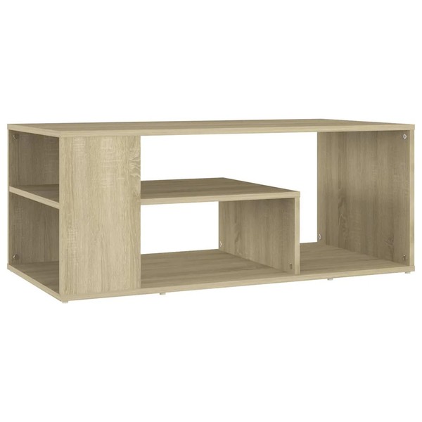 Tinkaro Couchtisch Sonoma-Eiche 100X50X40 Cm Spanplatte-image