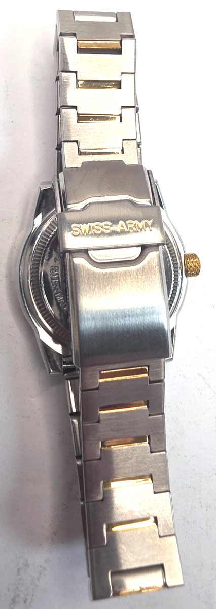 Victorinox Swiss Army Lancer Stainless Green Dial Mid Size Watch