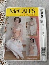 McCalls Victorian Chemise  Corset Costume Sewing Pattern Sz 14-22 NEW Uncut