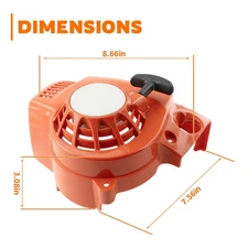 NEW For Stihl Bg86 Bg86c Bg56 Bg56c Sh86 Sh56 Replace Recoil Pull Starter