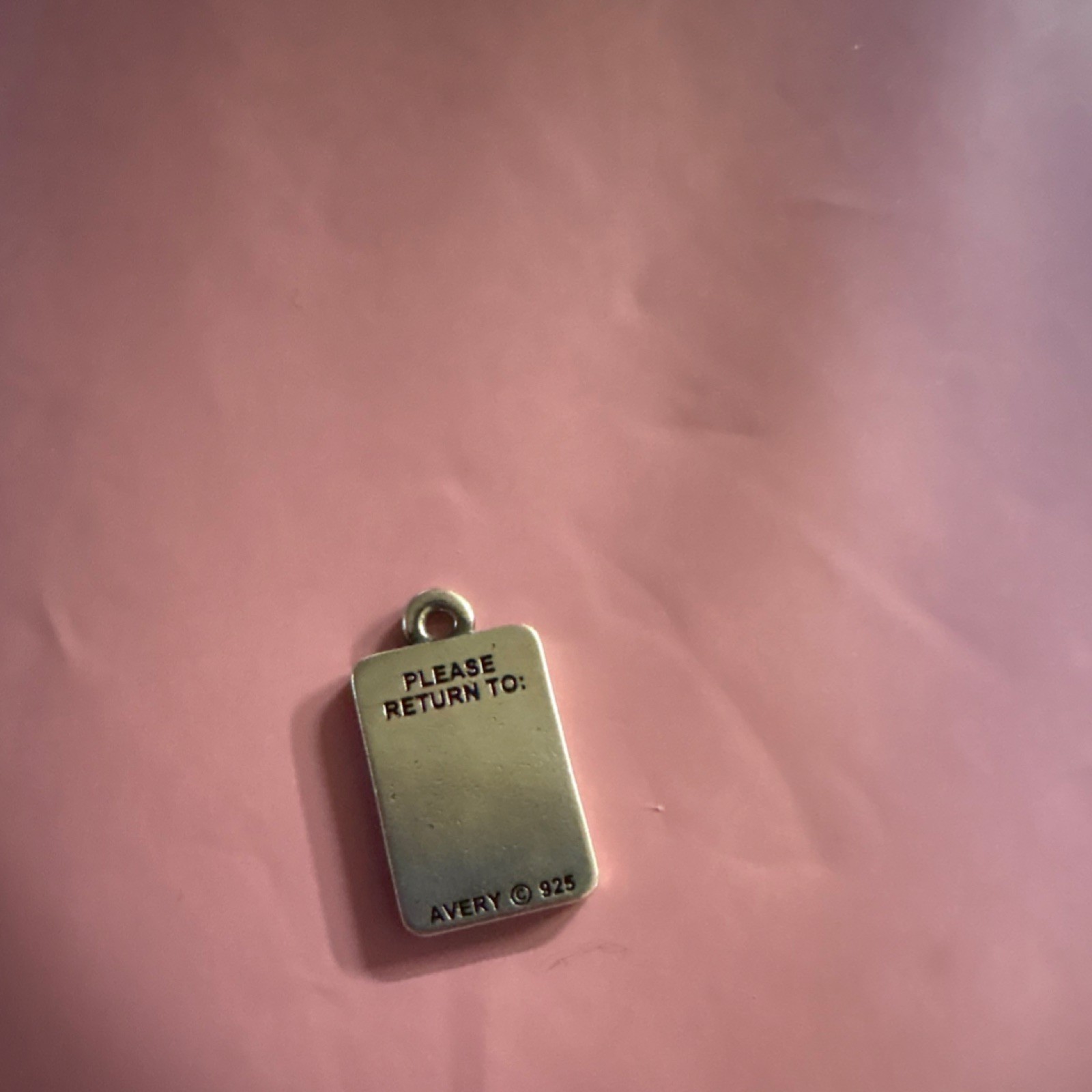 James Avery Sterling Silver Rectangular Charm Tra… - image 2