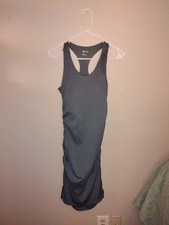 Zella Activewear Grey Dress Women's Size XS Built In Bra Padding Active Wear New