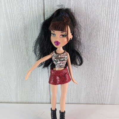 VTG Bratz Doll Rock Angelz Outfit Brown Hair Half Brown Green Eyes EUC 2001