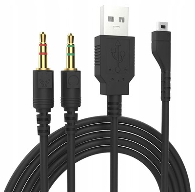 Ersatz Kopfhörerkabel für SteelSeries Arctis 3 5 7 9X LED Unterstützung Audio ka
