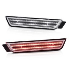 Led Side Marker Light Rear Fender For Chevy Camaro 10-15 Clear Lens 92246253