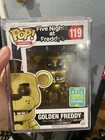 Funko Pop! : FNAF - GOLDEN FREDDY - SDCC Summer con 2016 #119 slight box damage