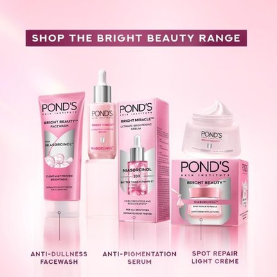 Pond's Bright Beauty Light Cream with UV Filter | Niasorcinol