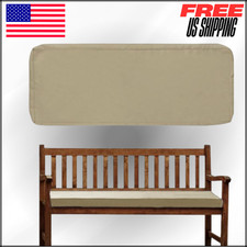 Bench Cushion Waterproof Swing Pads & Loveseat Bench Seat Cushion Cover 48x16x4"