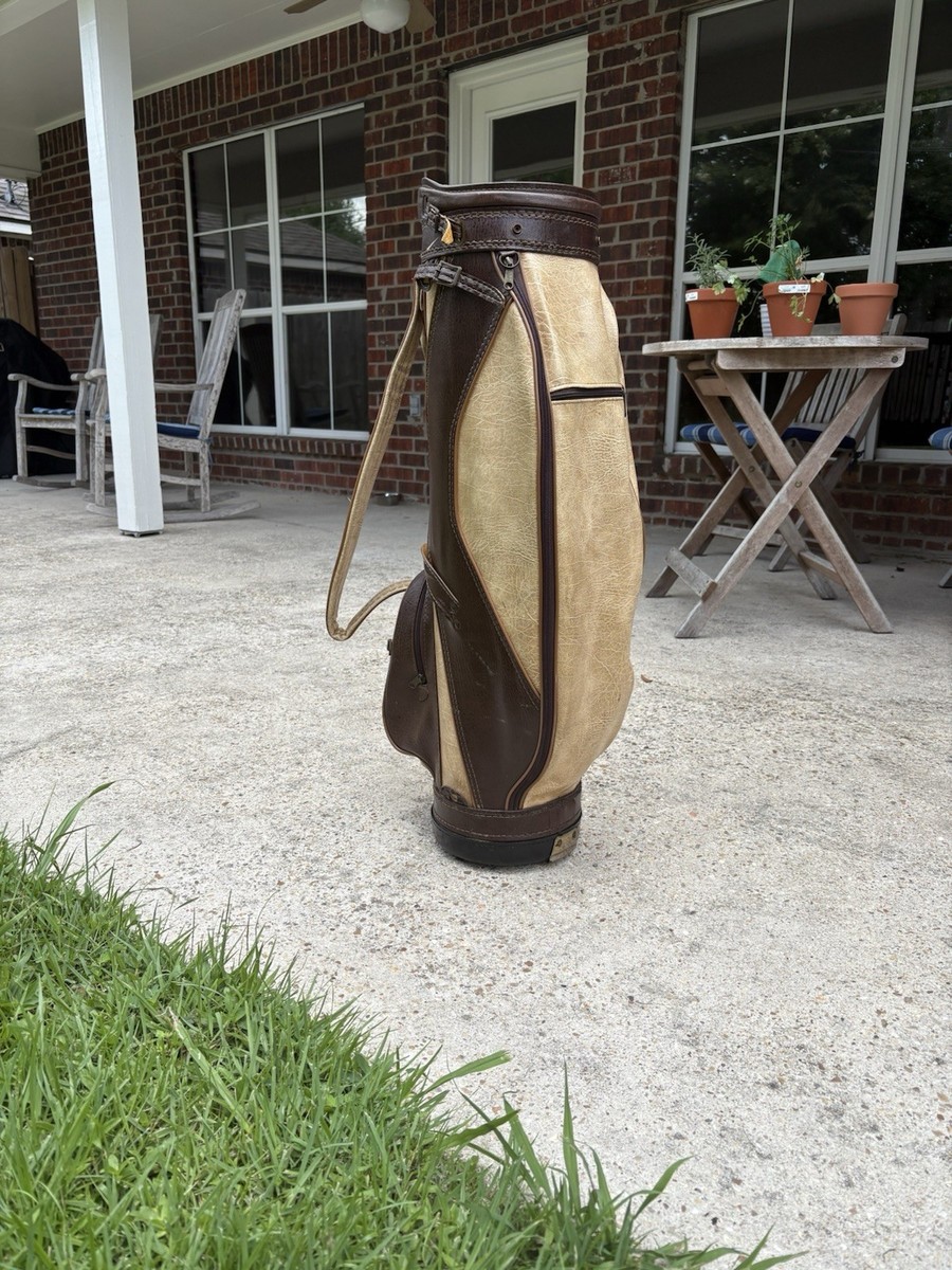Vintage Westchester USA Golf Bag Brown and Black All Original
