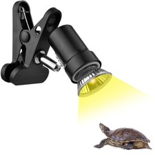Reptile Heat Lamp 50W UVA UVB E27 Clip Basking Light for Turtle Lizard Snake NEW