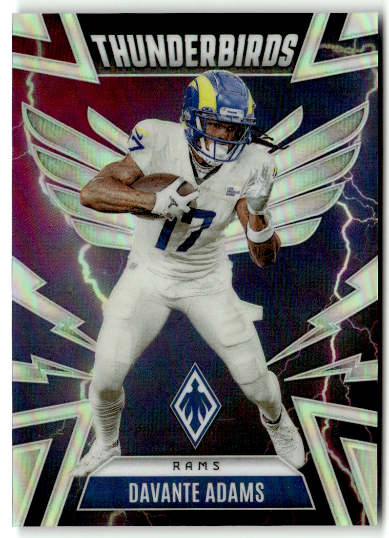 Panini Phoenix NFL 2025 N. 31 Davante Adams Thunderbirds Silver Prizm