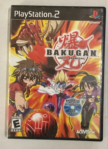 BAKUGAN: Battle Brawlers PS2 (PlayStation 2, 2009) Complete With Manual & DVD