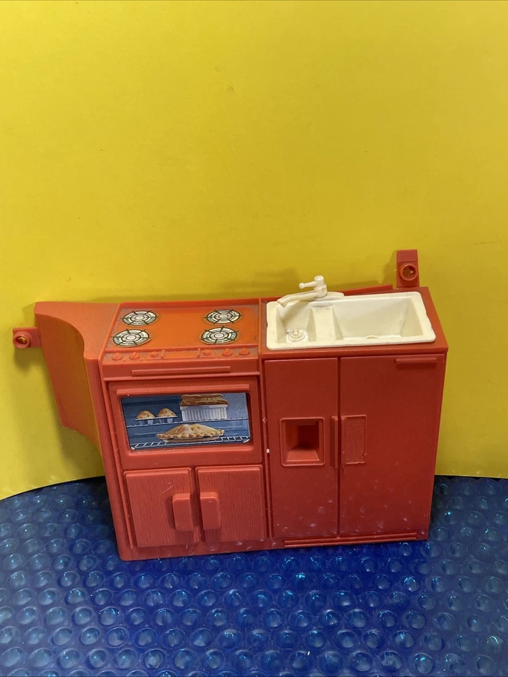 Autocaravana Barbie Star Traveler 1976 vintage piezas de repuesto cocina Foto 2 de 2