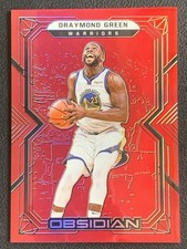 Draymond Green 2021-22 Panini Obsidian Base Electric Etch Red Flood #93