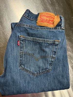 Levi's 501 Original Fit Straight Leg Jeans W33 L36