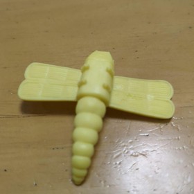 Famicom Galaxian Eraser Yellow Retro Nintendo 8-bit 3.15 inches (8cm)