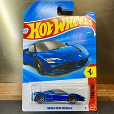 Hot Wheels SF90 Stradale Ferrari Blue Diecast Car 1:64 Factory Fresh 2025