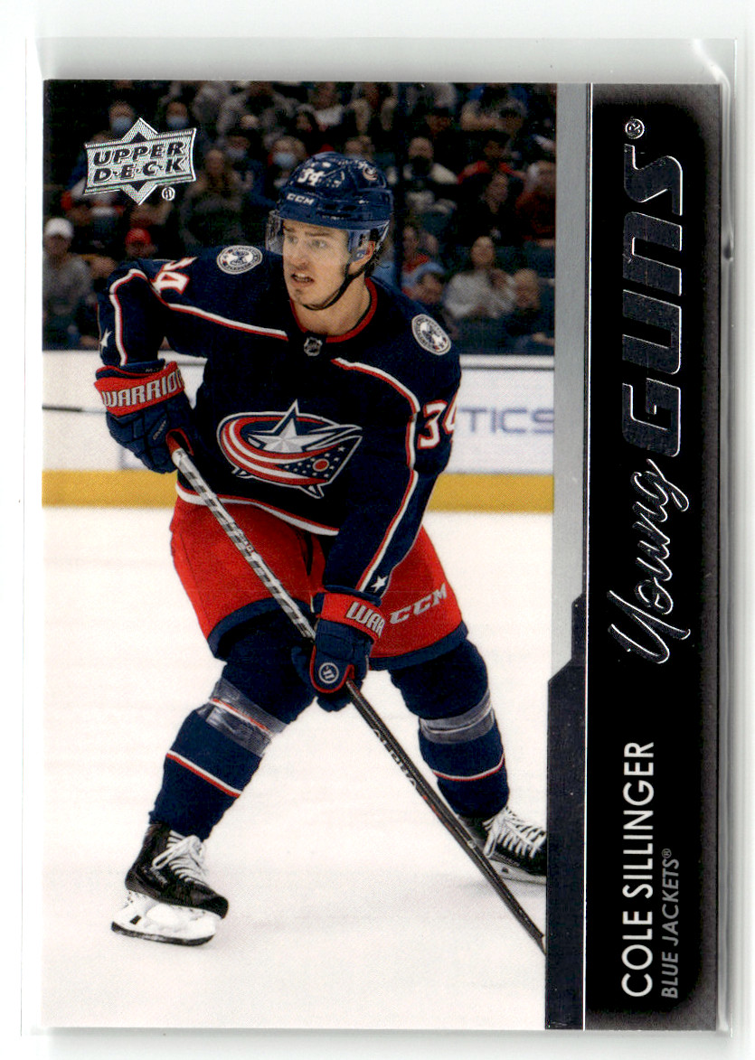 2021-22 Upper Deck Series 2 - Cole Sillinger - Young Guns #498