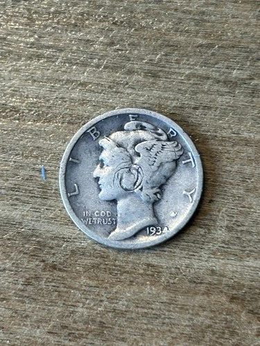 1934D Mercury Dime VG