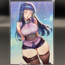 Hinata Hyuga Anime Waifu Card Doujin ACG Goddess Holo