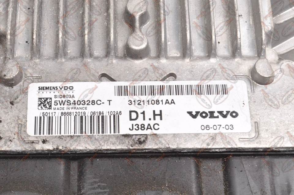 VOLVO S40 II V50 C30 2.0 D 136CV Centralina Motore 31211081 - Immagine 2 di 4