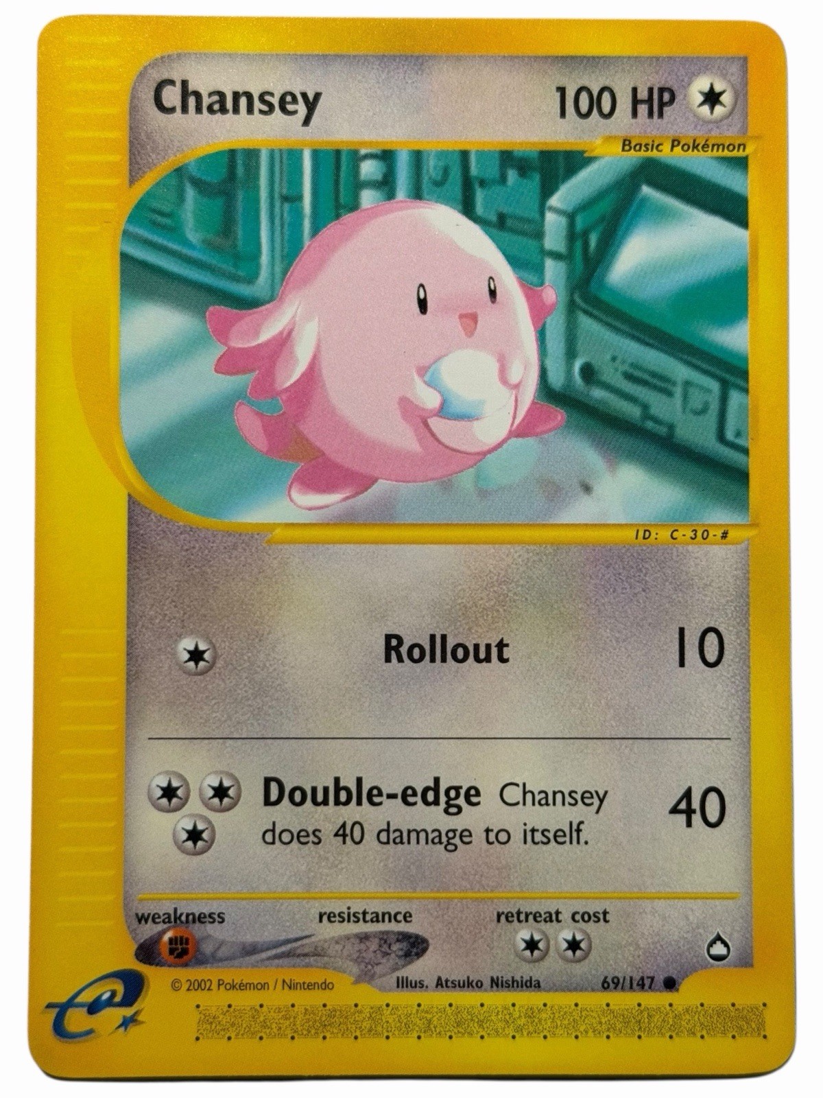Chansey - Aquapolis 69/147 2002 - E Reader - Pokémon TCG - WOTC - NM