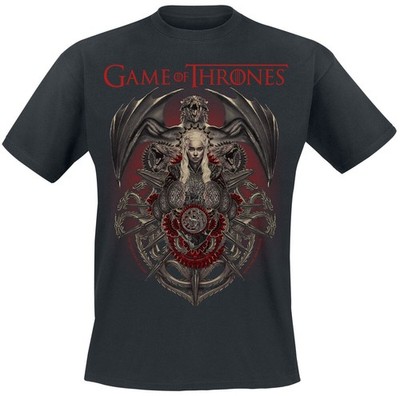 Game Of Thrones T-Shirt Herren Mother Of Dragons schwarz Fan-Merch, TV-Serien