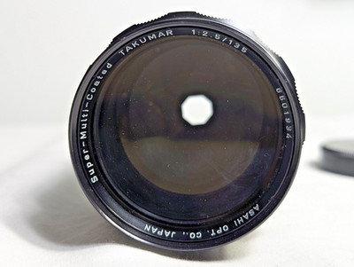 ASAHI  Super Takumar 1:2.5 135mm LENS  screw mount + Caps