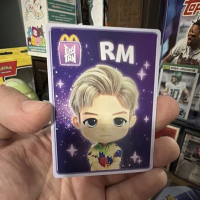 McDonald's TinyTAN BTS RM Collectible Card Premium Toy Figure 2021 Ages 4-11